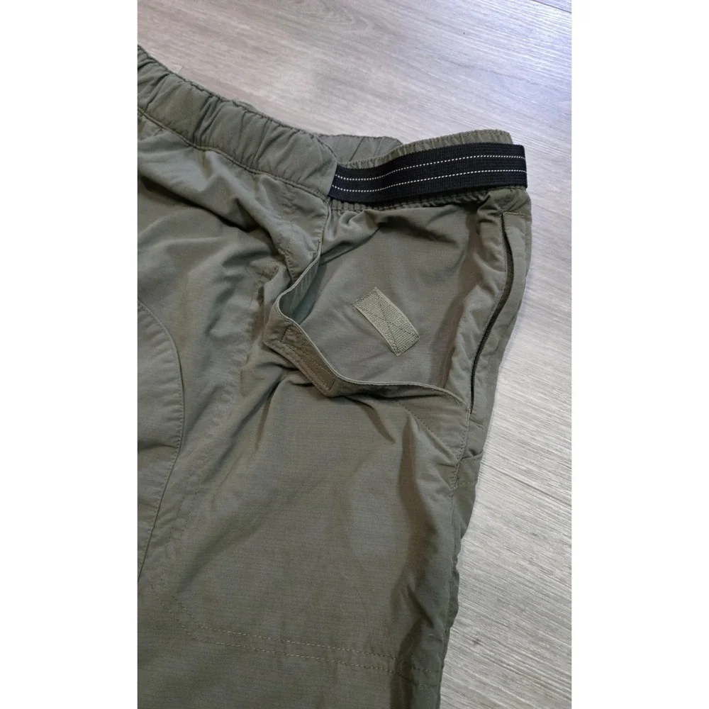 LL Bean Crest Shorts Men's Outdoor Hiking Olive Green Size XL Nylon